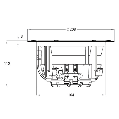 埋め込みスピーカーM